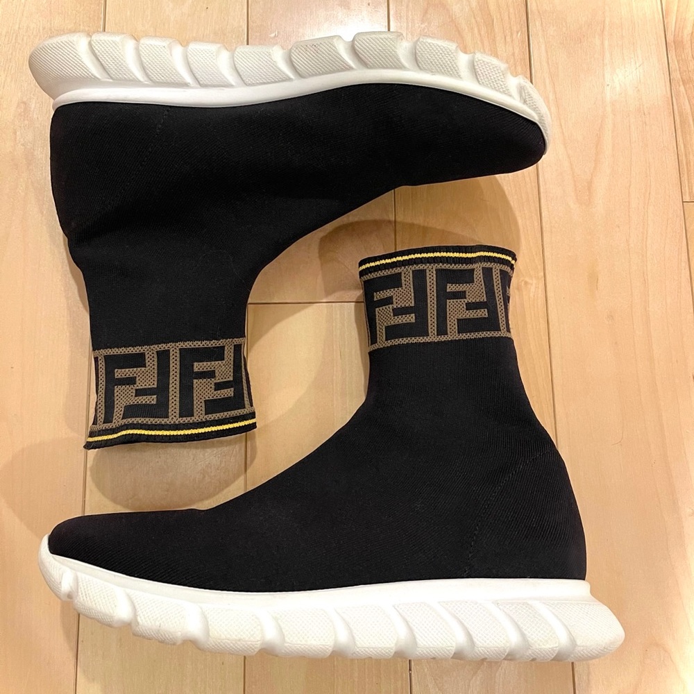 Fendi Kids-Teen FF Sock Sneakers